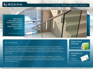 Ścianki szklane i zabudowy od firmy Rokma